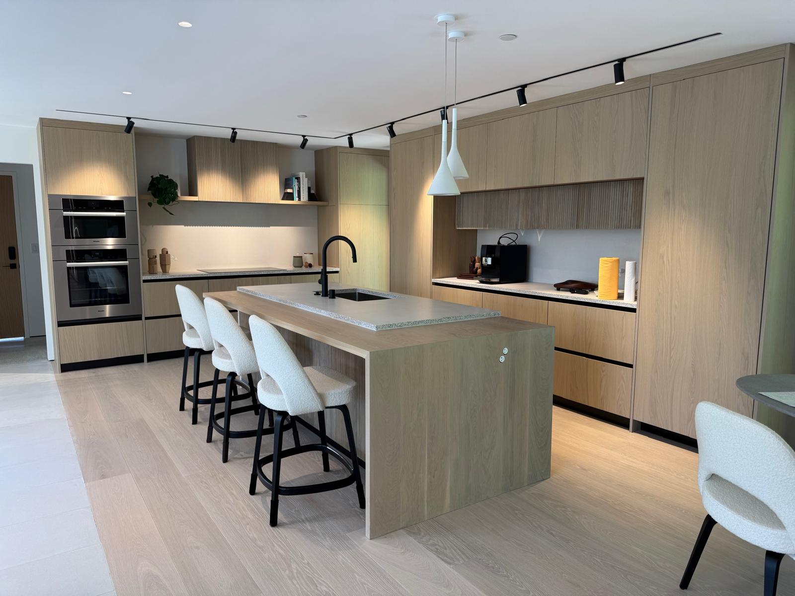 Gourmet kitchen with custom cabinetry and premium finishes